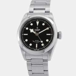 Pre Owned Tudor Heritage 79540 Automatic Black Stainless Steel Men's Wristwatch 41 mm