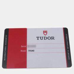 Pre Owned Tudor Heritage 79540 Automatic Black Stainless Steel Men's Wristwatch 41 mm