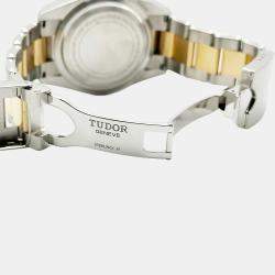 Pre Owned Tudor Black Bay 79733N Automatic 18K Yellow Gold Stainless Steel Men's Wristwatch 41 mm