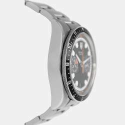 Pre Owned Tudor Heritage Chronograph 70330N Automatic Black Stainless Steel Men's Wristwatch 42 mm
