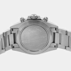 Pre Owned Tudor Heritage Chronograph 70330N Automatic Black Stainless Steel Men's Wristwatch 42 mm
