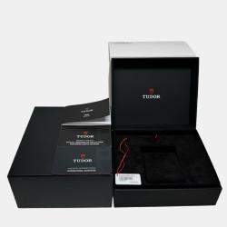 مملوكة مسبقًا ساعة يد تودور بلاك باي 68 7943A1A0NU-0002 مملوكة مسبقًا فضية أوتوماتيك ستانلس ستيل رجالية 43 ملم