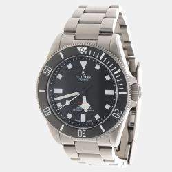 مملوكة مسبقًا Tudor Pelagos 25407N Automatic Black Titanium Men's Wristwatch 39mm