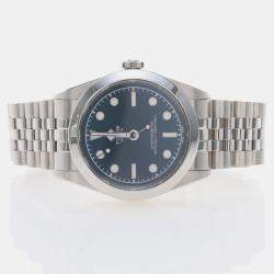 مملوكة مسبقًا Tudor Black Bay 79600 Automatic Black Dial Stainless Steel Men's Wristwatch 31mm