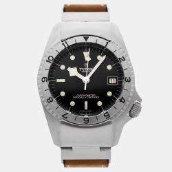 Pre Owned Pre-Owned Tudor Black Bay P01 70150 Black Automatic Stainless Steel Men's Wristwatch 42 MM