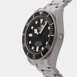 Pre Owned Tudor Pelagos LHD 25610TN Automatic Titanium Men's Wristwatch 42 mm