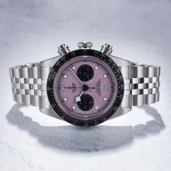 Pre Owned ساعة يد رجالية تودور بلاك باي كرونوغراف 79360N مستعملة