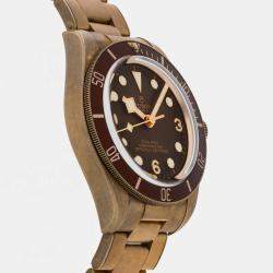 Pre Owned ساعة يد رجالية تيودور بلاك باي فيفتي-إيت 79012M مزودة سابقاً