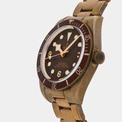 Pre Owned ساعة يد رجالية تيودور بلاك باي فيفتي-إيت 79012M مزودة سابقاً