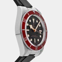 مملوكة مسبقًا Pre-Owned Tudor T79220 Black Automatic Stainless Steel Men's Wristwatch 41 MM