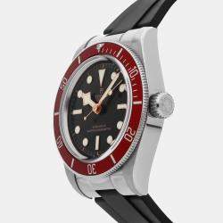 مملوكة مسبقًا Pre-Owned Tudor T79220 Black Automatic Stainless Steel Men's Wristwatch 41 MM