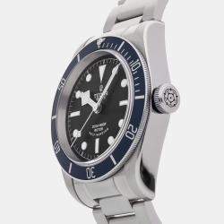 مملوكة مسبقًا Pre-Owned Tudor Heritage Black Bay M79220B Black Automatic Stainless Steel Men's Wristwatch 41 MM