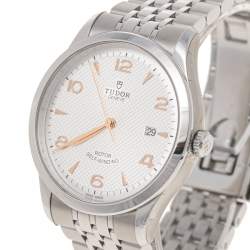 Tudor Silver Stainless Steel 1926 M91650-0001 Men's Wristwatch 41 mm