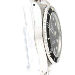 Pre Owned Tudor Black Stainless Steel Submariner76000 Men's Wristwatch 36 mm