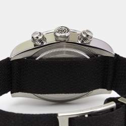 Pre Owned Tudor White Stainless Steel Fabric Black Bay 79360N Men's Wristwatch 41 mm