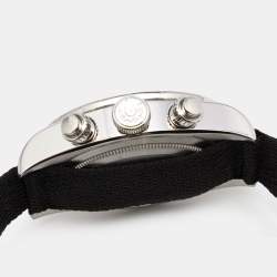 Pre Owned Tudor White Stainless Steel Fabric Black Bay 79360N Men's Wristwatch 41 mm