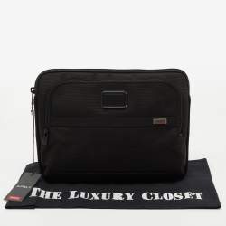 Tumi Black Nylon Medium  Alpha3 Laptop Cover