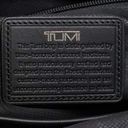 Pre Owned Tumi Black Leather Irving Slim Briefcase