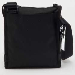 TUMI Black Ballistic Nylon Alpha 2 Small Pocket Messenger Bag