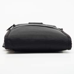 TUMI Black Ballistic Nylon Alpha 2 Small Pocket Messenger Bag