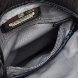 TUMI Black Ballistic Nylon Alpha 2 Small Pocket Messenger Bag
