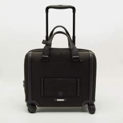 Pre Owned حقيبة مستندات تومي ألفا 3 ديلوكس نايلون أسود بأربع عجلات