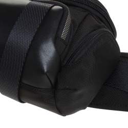 Tumi Black Nylon and Leather Newport Utility Belt Pouch