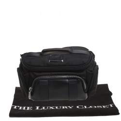 Tumi Black Nylon and Leather Newport Utility Belt Pouch