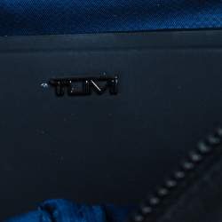 Tumi Dark Grey Coated Canvas and Leather Dresden Flap Backpack