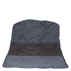 Pre Owned TUMI Grey Carbon Fiber Effect Hardcase 4 Wheel Tegra Short Trip Expandable Packing Case Luggage