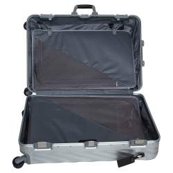 Pre Owned TUMI Metallic Grey 19 Degrees Aluminum Extended Trip Packing Case