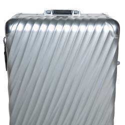 Pre Owned TUMI Metallic Grey 19 Degrees Aluminum Extended Trip Packing Case