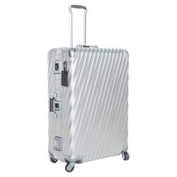 Pre Owned TUMI Metallic Grey 19 Degrees Aluminum Extended Trip Packing Case