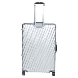 Pre Owned TUMI Metallic Grey 19 Degrees Aluminum Extended Trip Packing Case