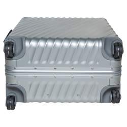 Pre Owned TUMI Metallic Grey 19 Degrees Aluminum Extended Trip Packing Case