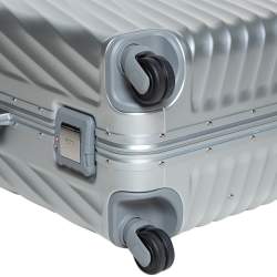 Pre Owned TUMI Metallic Grey 19 Degrees Aluminum Extended Trip Packing Case