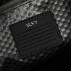 Pre Owned TUMI Black Camouflage Fabric and Leather Alpha Bravo Hunter Satchel