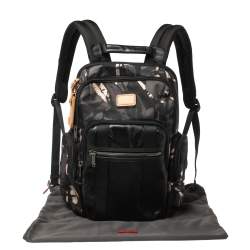 Pre Owned TUMI Camouflage Nylon and Leather Alpha Bravo Nellis Backpack