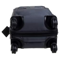 Pre Owned Tumi Grey/Black Nylon Alpha 2 International Expandable 4 Wheel Carry On Luggage