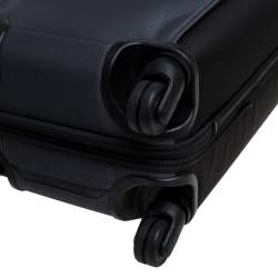 Pre Owned Tumi Grey/Black Nylon Alpha 2 International Expandable 4 Wheel Carry On Luggage