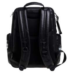 Pre Owned TUMI Black Leather Alpha Bravo Nellis Backpack