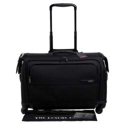 Pre Owned Tumi Black Nylon Gena 2 Carry On 4 Wheel Garment Bag