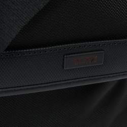 Tumi Black Nylon Alpha Flap Laptop Bag
