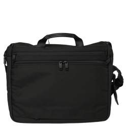 Tumi Black Nylon Alpha Flap Laptop Bag