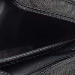 Tumi Black Nylon and Leather Large DFO Compact Screen Laptop Briefcase