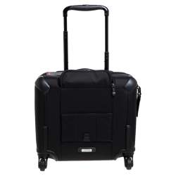 Pre Owned Tumi Black Nylon Gen 4.2 4 Wheel Compact Carry On Luggage
