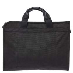 Pre Owned Tumi Black Nylon DFO Slim Deluxe Portfolio Bag