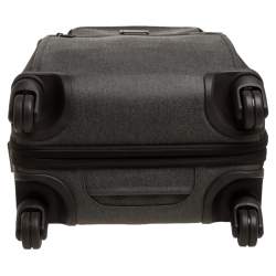 Pre Owned Tumi Grey/Brown PVC Alpha 2 Continental Expandable 4 Wheel Carry On Luggage