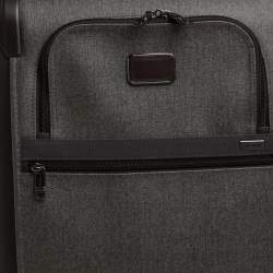 Pre Owned Tumi Grey/Brown PVC Alpha 2 Continental Expandable 4 Wheel Carry On Luggage