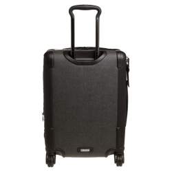 Pre Owned Tumi Grey/Brown PVC Alpha 2 Continental Expandable 4 Wheel Carry On Luggage